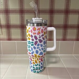 Brand New: Katydid Leopard Print 40 oz Tumbler